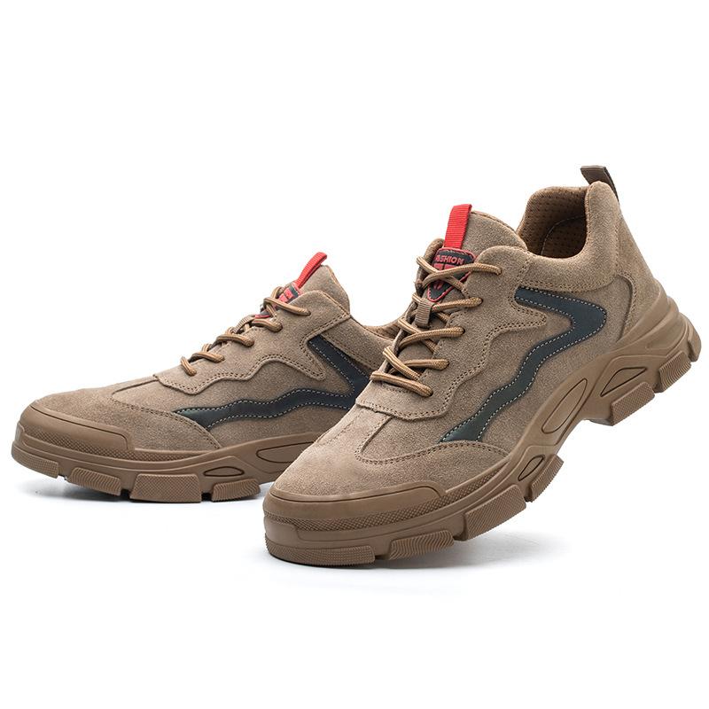 Four Seasons Safety Shoes Men and Women Anti-Smashing and Anti-Penetration Wear-Resistant Steel Toe Cap Non-Slip Protective Safety Shoes