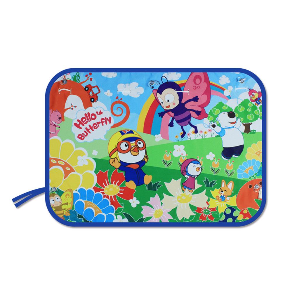 1 шт. Универсальная шторка-накладка на боковое окно автомобиля, шторка, солнцезащитный козырек на окно, защита для детей, милые мультяшные машинки