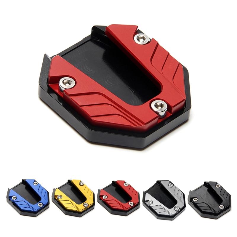 Universal Scooter Motorcycle Bike Kickstand Extender Foot Side Stand Extension Pad Support Plate Anti-skid Enlarged Base