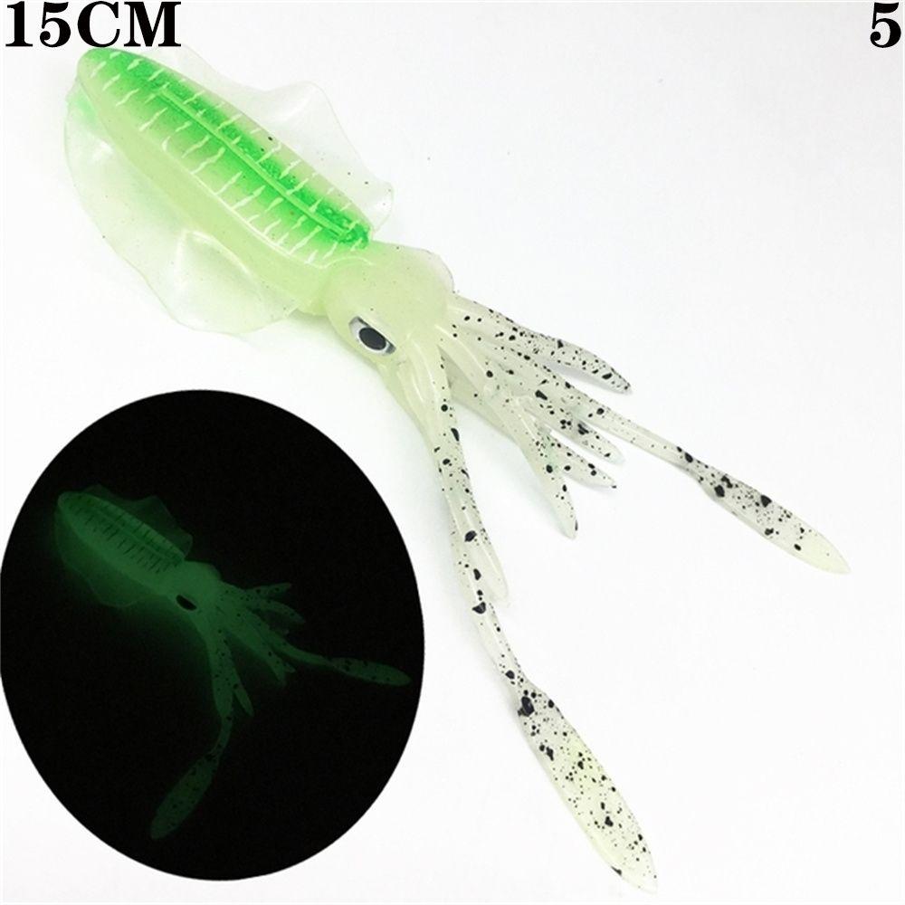 1Pcs 5 Color 10/12/15cm Swimbait Soft Bait Fishing Lure Artificial Lures Squid Baits