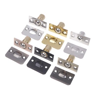 Дверной верхний шарик из нержавеющей стали, чистая медная пружина, невидимые дверные шарики, замок для шкафа, защелка для улучшения двери, фурнитура