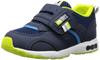 Carrot Sneakers CR Athletic Wide C2146, 2175, Shoes, 2E/3E, Fit, 14-21cm, 0.5cm Adjustment, Kids', Boys, Girls, 3E, Navy, 16.0cm