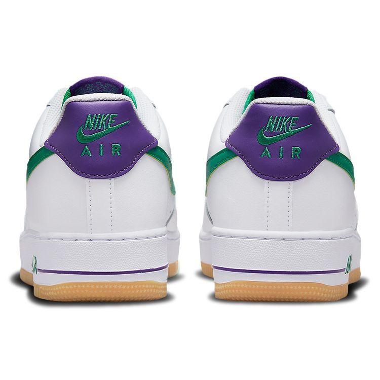 Nike Мужские кроссовки Air Force 1 07 Joker White Court-Purple Gum-Light-Brown DO1156-100