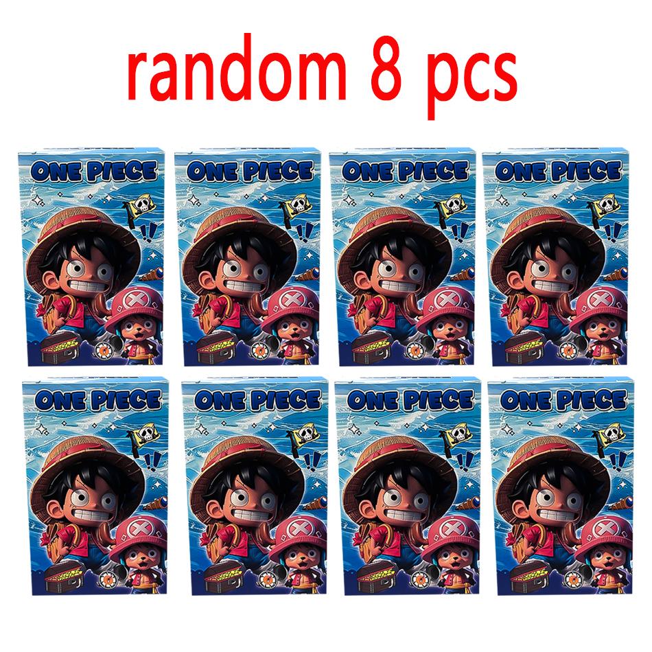 Аниме One Piece-серия Пиратский корабль Слепая коробка Мешок-сюрприз Игрушки Кукла Милая Аниме Фигурка Настольные украшения Коллекция