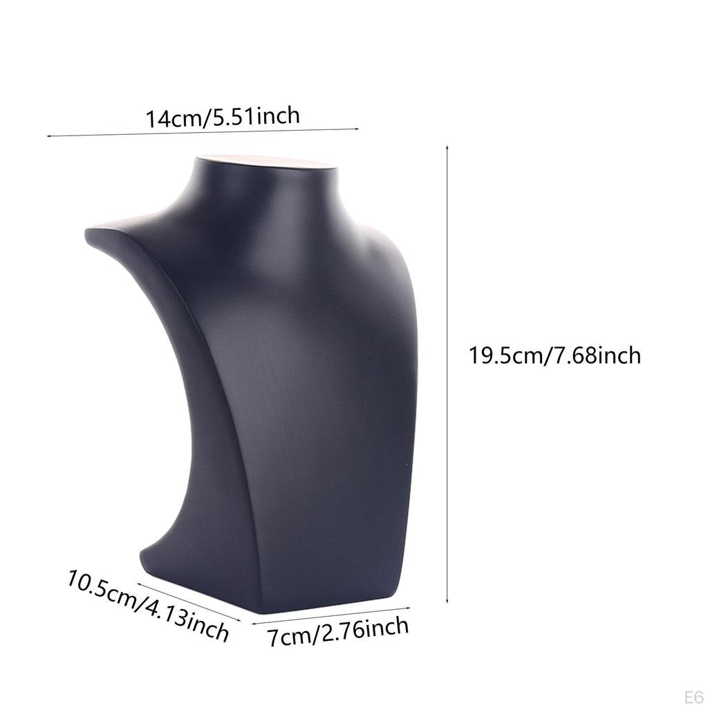 Jewelry Necklace Display Bust Chain Rack Mannequin Model for Countertop