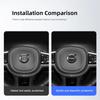 Car Steering Wheel Stickers Carbon Fiber Sticker Accessories For Volvo Xc60 Xc90 V40 V60 S60 V50 V90 S80 C40 XC40 V70 Rdesign