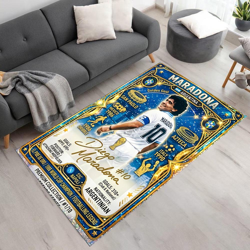 Messi's Golden Achievement Floor Rug Office Rug Suitable for Hallway Decorate room Dormitory Foyer Anti-slip Rug Anime Office Decor