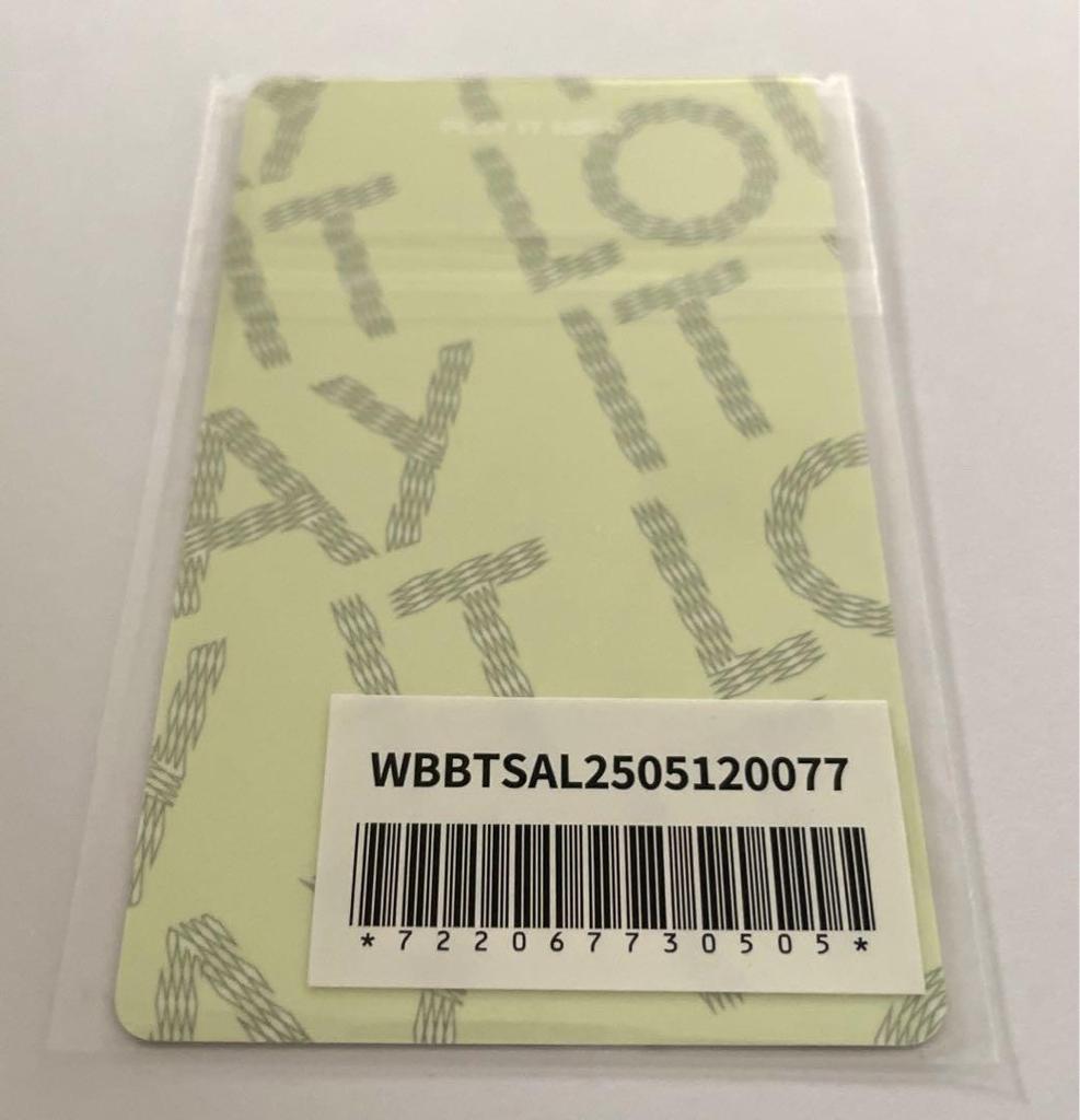 [USED] BTS JIN Echo Weverse Japan Lucky Drop Trading Card