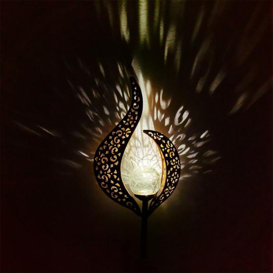 Landscape Solar Lamp Durable Weather Resistant Super Bright LED Solar Lamp Outdoor Lawn Patio Floor Lamp Solar Light Decor Lawn Solar Light