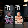 Чехол для телефона MGK LOST A-AMERICANA для iPhone 17,16,15,14,13,12,11, Pro Max, Plus Конфетно-серебристый