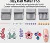 Professional Clay Ball Maker Tool Miniature Roller Mold for Nail Art Jewelry Pendants Polymer Clay DIY Crafting Supplies