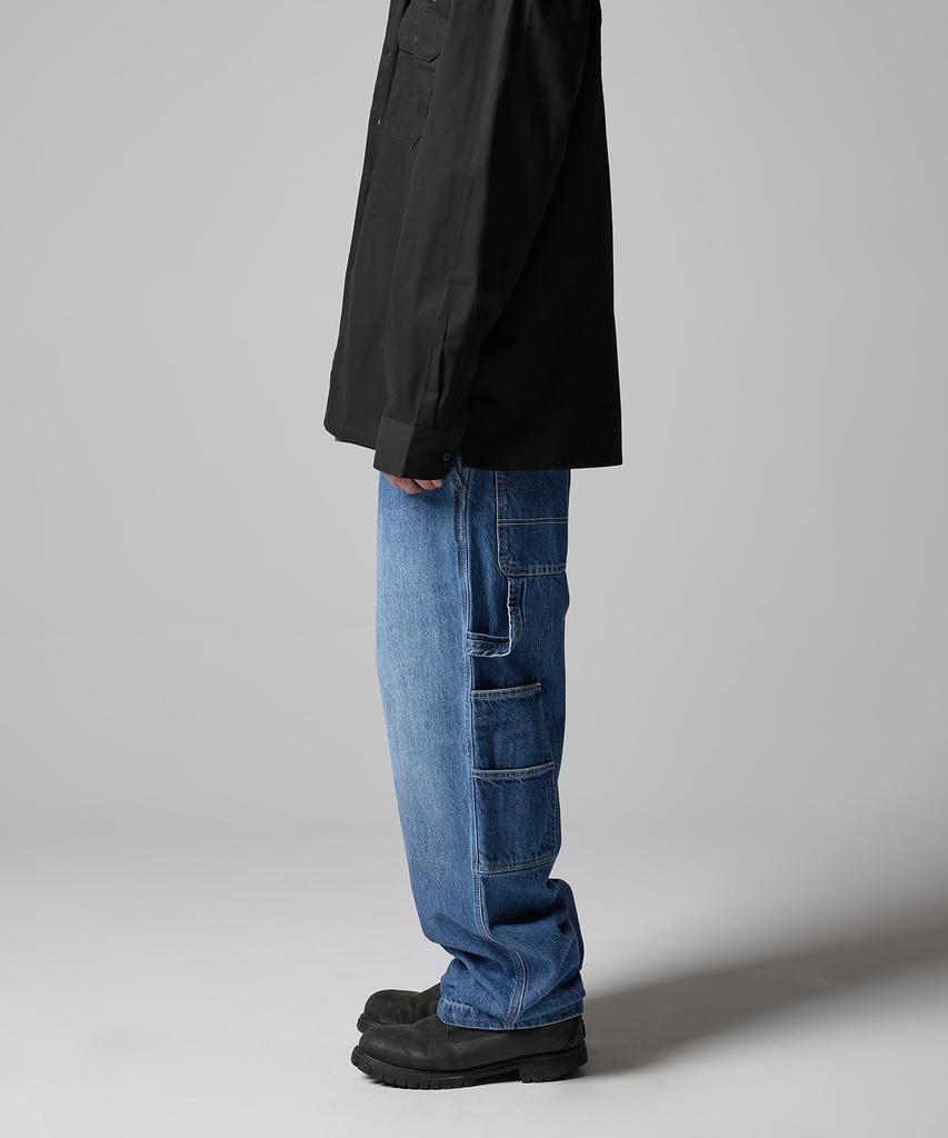Dickies Свободные джинсовые брюки-карго средней синевы