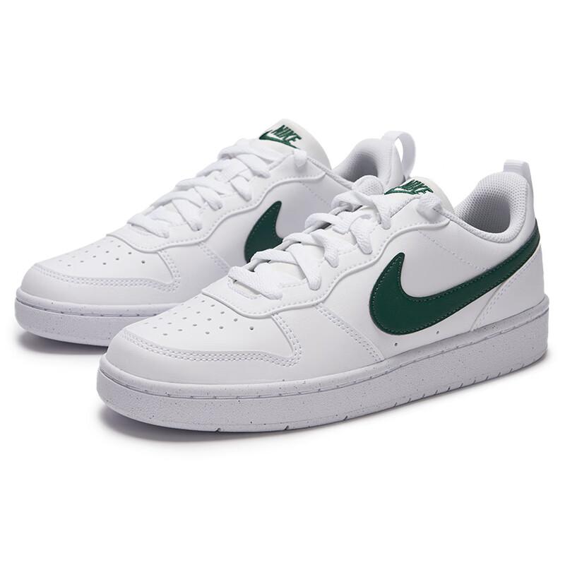 Nike Court Borough Low Recraft GS Белые Еловые Детские Кроссовки DV5456-133