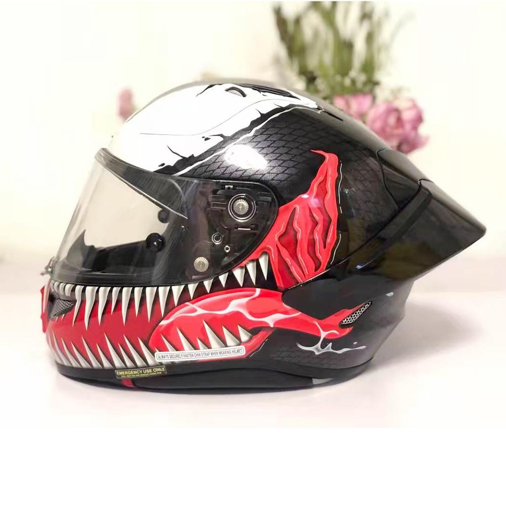 Carbon-look Motorcycle Rear Trim Helmet Spoiler For HJC RPHA 11 Helmet Accessories