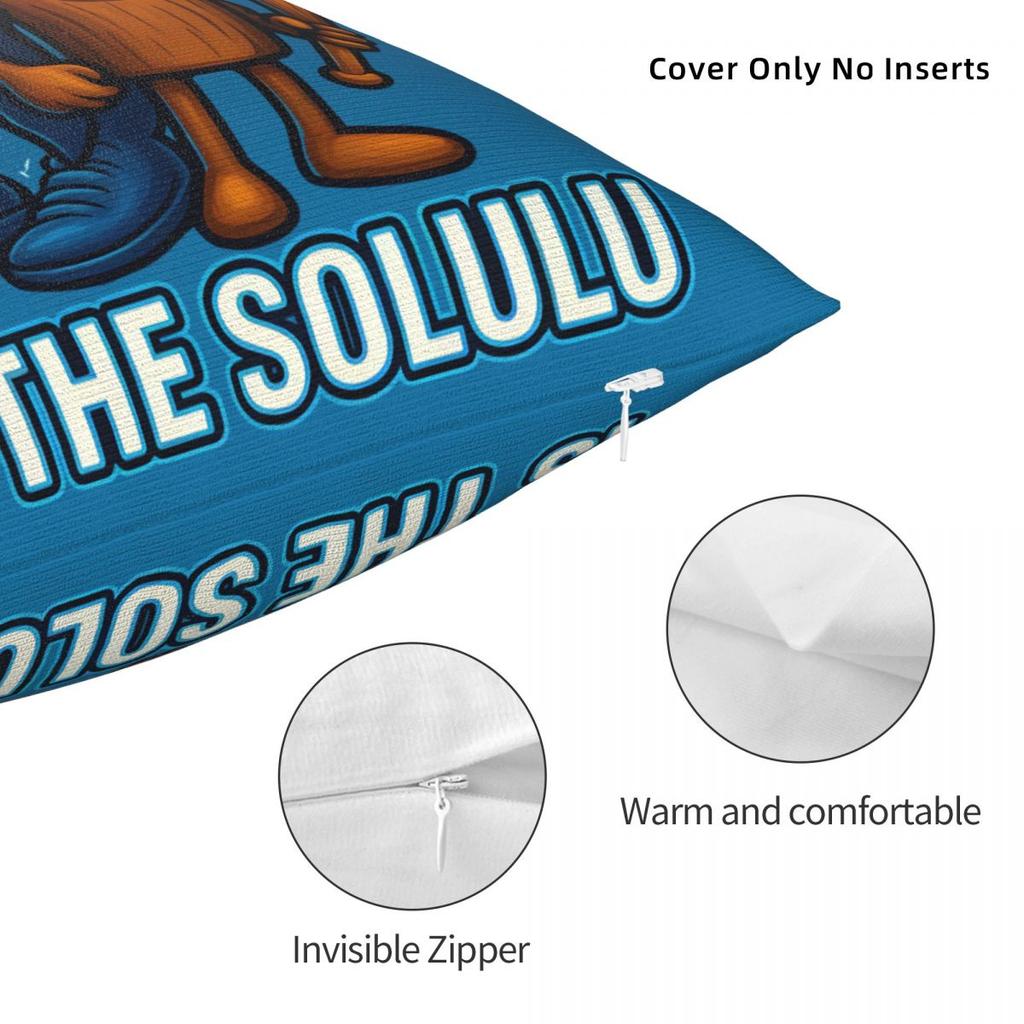 Мем про отмирание мозга Итальянский Отмирание мозга Тунг Тунг Тунг Саху Наволочка Подушка Полиэстер Наволочка Морден Для дивана Автомобиля Домашний декор