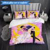 Moonlit Dance Of Love 3pcs K-pop music group Bedding set,Ideal for Bedroom, Dormitory,Including Duvet Cover And 2pcs Pillowcases,Fan gifts