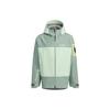 X National Geographic Color Block Double Layer Sports Hooded Outdoor Hiking Waterproof Windproof Breathable Jacket Men Jacket IS9521
