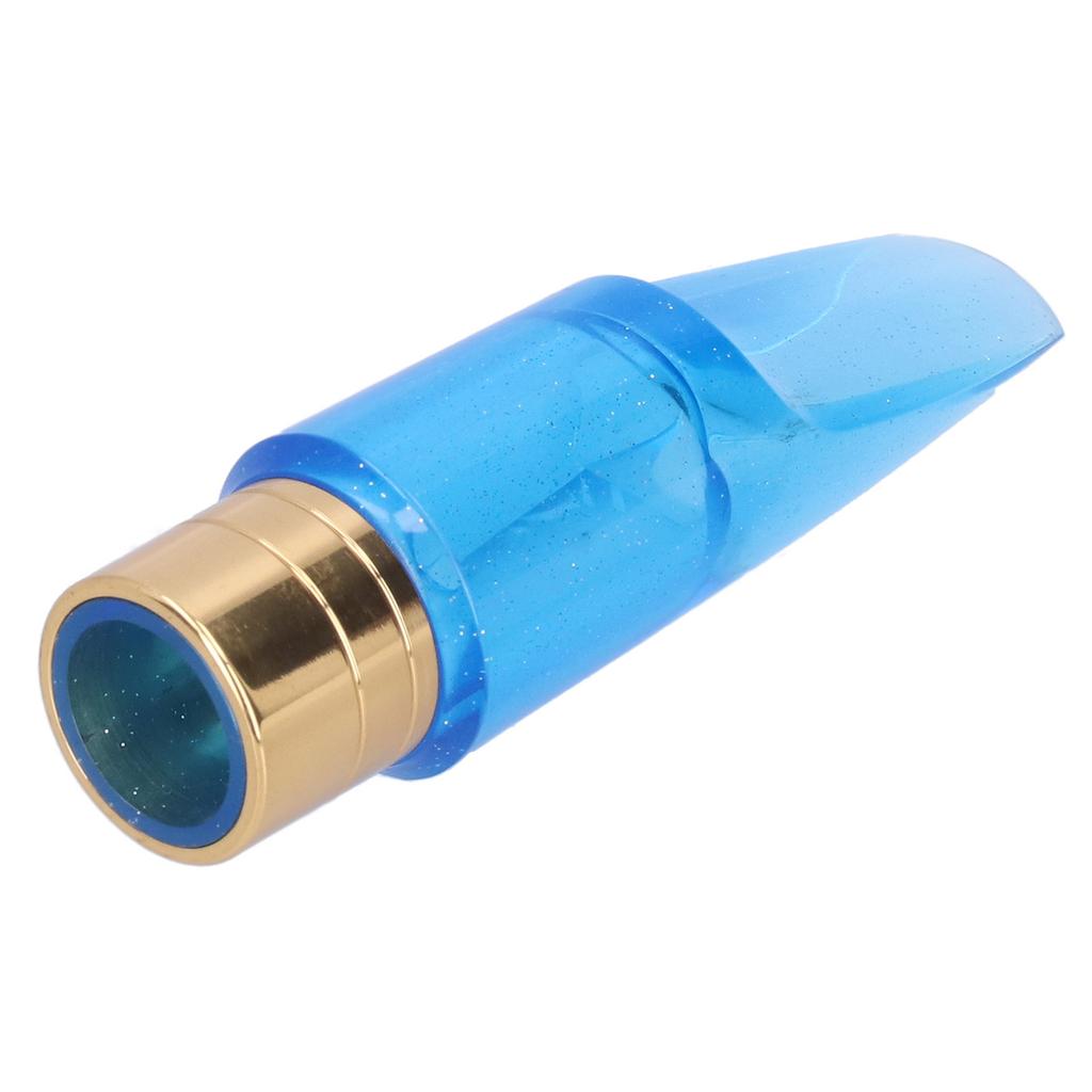 Saxophone Mouthpiece Bb Alto ABS Blue Transparent Wind Instrument Accessories Replacement