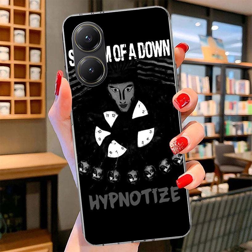 Чехол для телефона System Of A Down для Xiaomi Poco F7 Ultra X7 X6 X5 Pro M7 Redmi 15C 15 13C 13 12C 12 10C 10 9A 9C 9T 9 Оболочка Poco F7