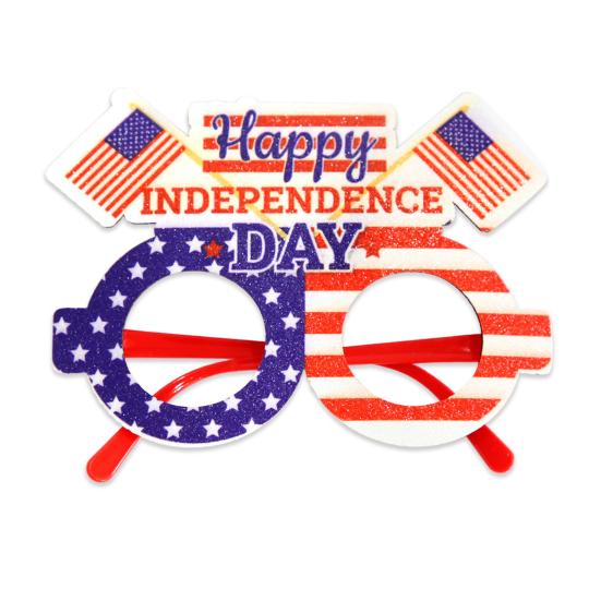 1/12 шт. Очки с американским флагом, патриотическая вечеринка в честь Дня памяти, звездно-полосатые очки для празднования Дня ветеранов США 4 июля