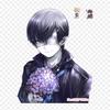 Tokyo Ghoul Kaneki Cute Ken Kaneki Tokyo Ghoul Iron On Patches For Clothing Applique Stickers On Clothes Heat-Sensitive Custom Patch
