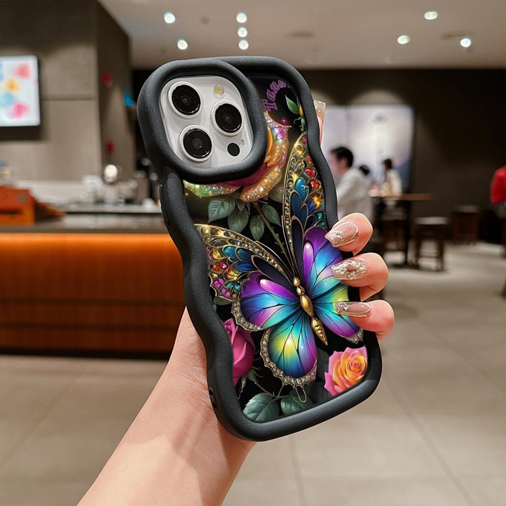 Мягкий чехол из ТПУ Macaron для телефона Xiaomi Poco X3 X5 X6 M6 Pro Redmi 10C 12C 13C Redmi Note 9 10 11 12 13 Pro 10s 11s 12s, чехол Ae63 с бабочкой и цветком