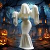Статуя Невесты-Призрака на Хэллоуин, 3D-печатная белая скульптура призрака, настольное украшение
