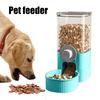 Hanging Cage Automatic Pet Feeder 520ML Small Pet Water Dispenser 1200ML Auto Food Feeding Bowl for Puppy Kitten Rabbit Chinchilla Hedgehog Ferret