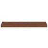 Stair Treads 4 Pcs. 90 x 25 x 2 cm Dark Brown Solid Oak Wood