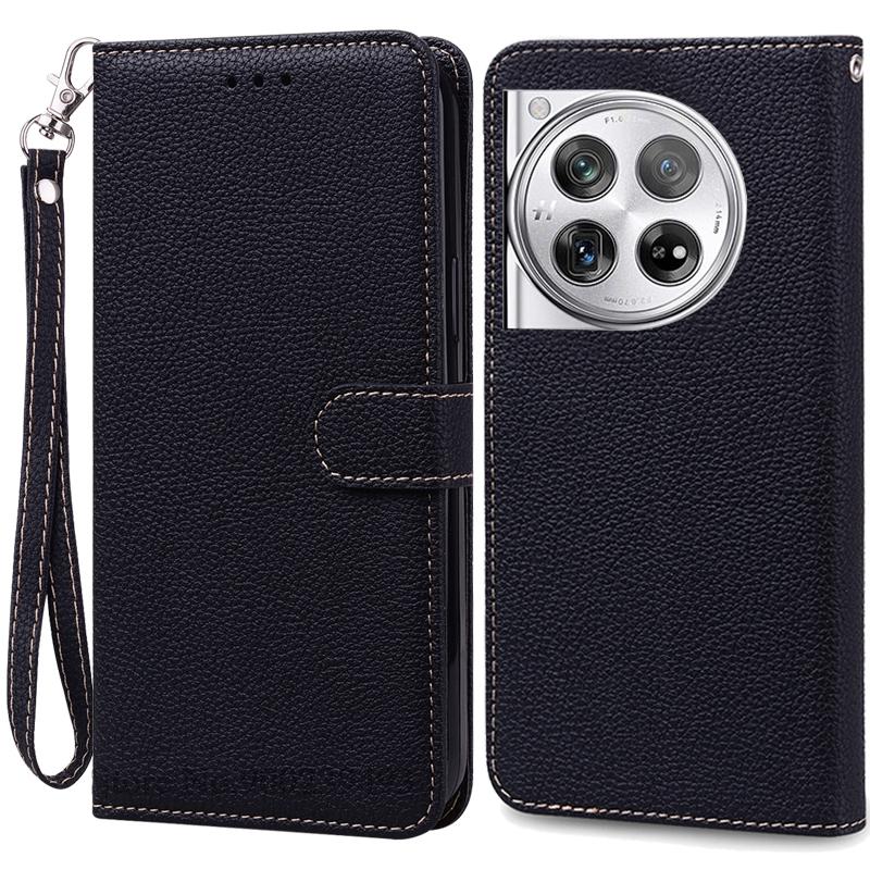 For Oneplus 12 Case Leather Wallet Flip Cover Phone Case For Oneplus 12 Coque Fundas For One Plus 12 Oneplus12 Phone Case Fundas