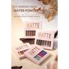 QIBEST Matte Liquid Eyeshadow Liquid Matte Finish Face Nude Earth Color Three-dimensional Eye Cheeks