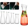 600ml/1600ml Plastic Water Jug Transparent Juice Tea Milk Large Capacity Bar Party Wine Beer Bottle Kitchen Drink Storage Pot