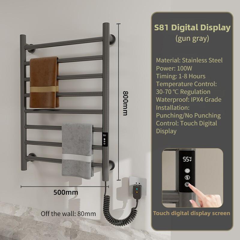 Сушка Стерилизация Держатель для полотенец Бытовой Гостиничный Интеллектуальный Электрический Полотенцесушитель Ванная Постоянная Температура