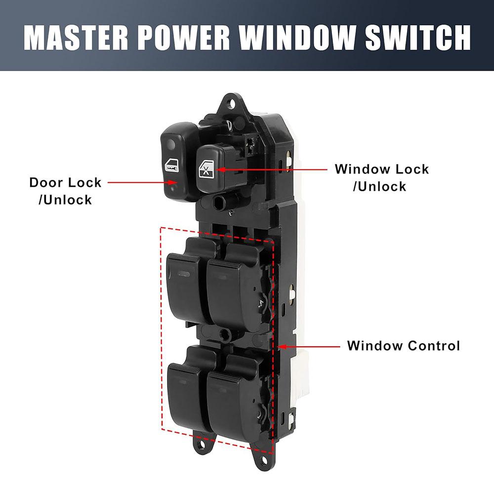 Электрический переключатель управления стеклоподъемником 84820-60100 для Lexus LX470 Toyota Land Cruiser