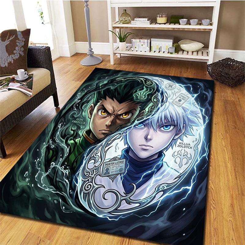 Hunter X Hunter Carpet Rug For Living Room Bedroom Home Sofa Decoration Kids Play Nonslip Floor Mat