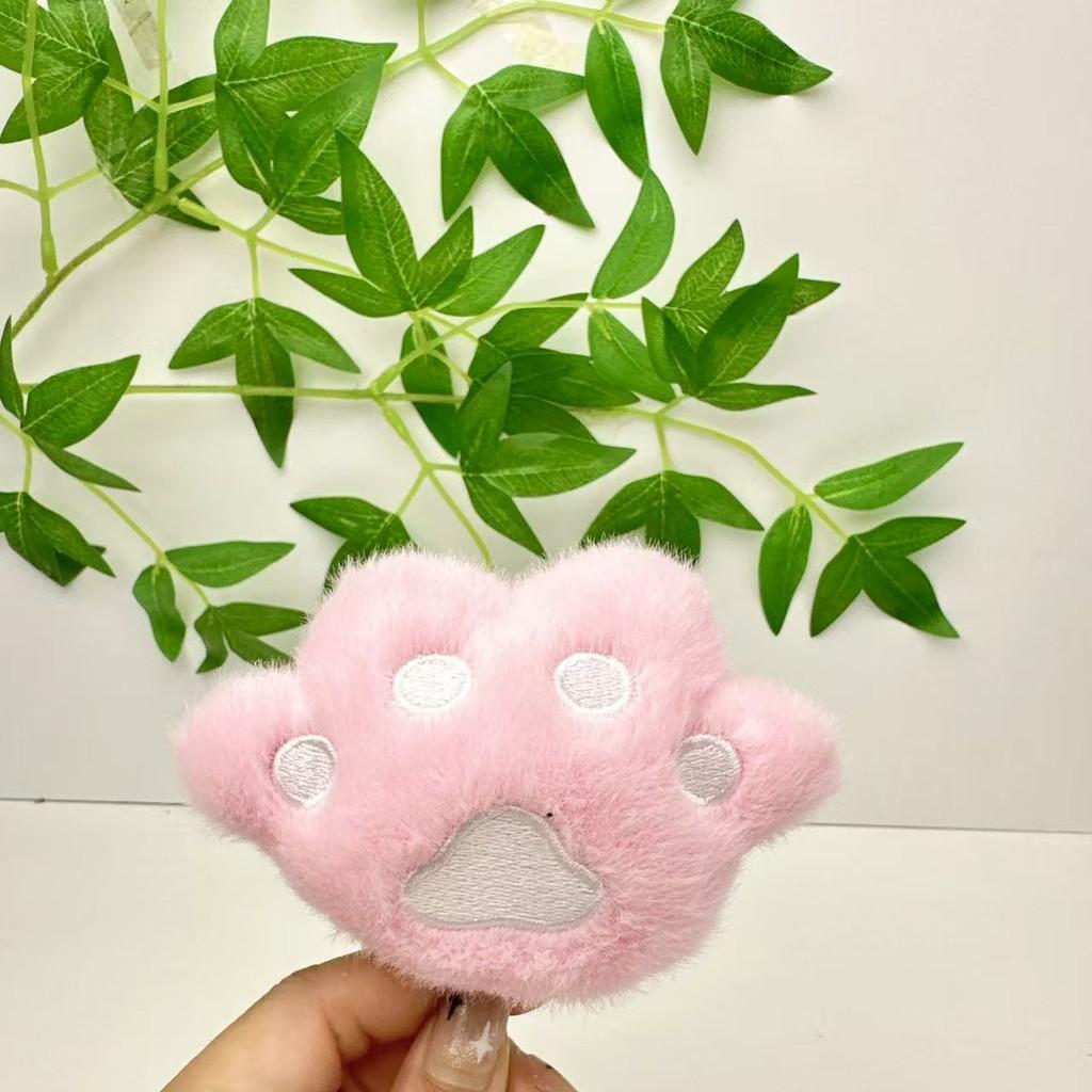 Милый плюшевый брелок для кошки с мягким коротким плюшем для украшения сумки и подарка