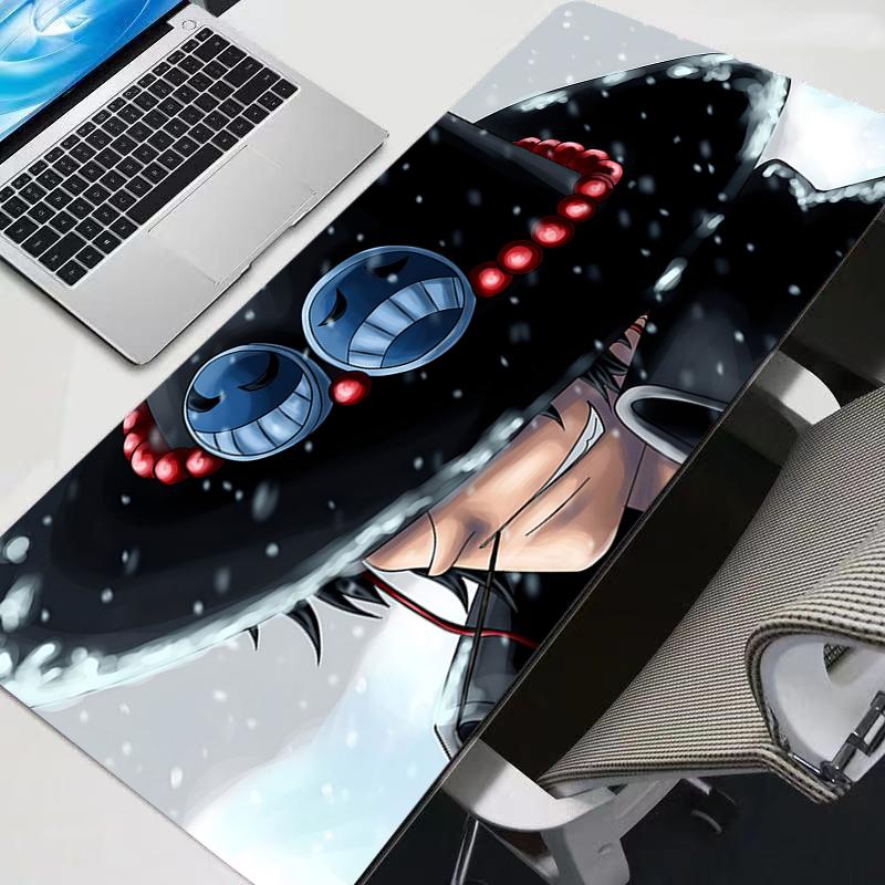 Computer Varmilo Keyboard Mouse Pad One Piece Anime Black New Gaming Accessories Table XXL Gamer Carpet Desk Mat Mousepad
