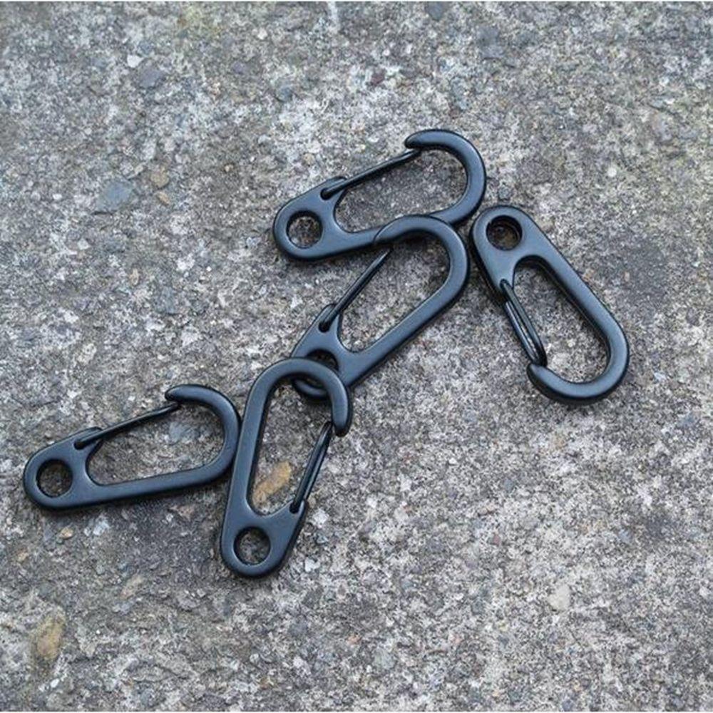 Buckle Safety Travel Tools Outdoor Hook Spring Clips Camping Keyring D-Ring Key Chain D Carabiner