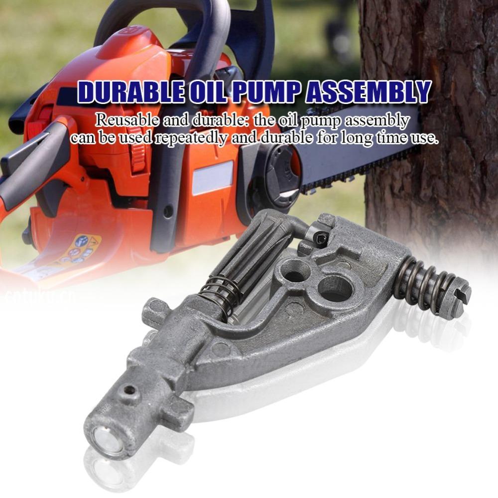 Metal Oil Pump Assembly Compact Oil Pump Kit for Husqvarna 455 455E 455 E Rancher II 460 461