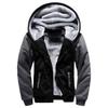 Мужская толстовка-кардиган Urban Fashion с капюшоном, бархатная, не требующая глажки, длинный рукав, воротник-стойка