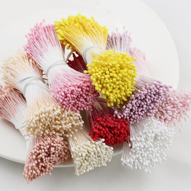 400 шт. 2 мм Мультиварианты Искусственная тычинка цветка Мини Жемчужина Цветочный пестик Для Цветочных Композиций и DIY Сердца Домашнее Украшение