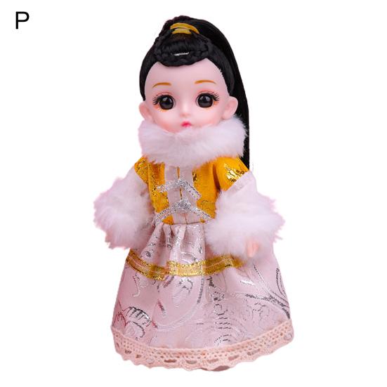 Игрушка для кукол 6 дюймов Изысканный Прост в уходе Удобный на ощупь 44204 Кукла с большими глазами для развлечений