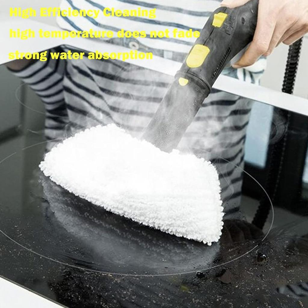 Steam Mop Replacement Pads Compatible for Steam Cleaner Microfiber Mop Cloth Steam Pocket Mop Pads Set for Floor Nozzle SC2 SC3 SC4 SC5