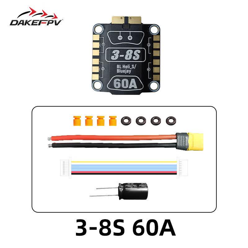 DAKE FPV 4-в-1 8-битный ESC с радиатором