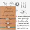 3Pcs/Set Family Sister Gift Pinky Promise Bracelets Friendship Relationship Bracelet For Best Friends Sisters Family Dropship