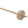 2Pcs Drop Spindle for Spinning Wool Yarn Spin Top Whorl Drop Spindle Hand Carved Wooden for Beginners