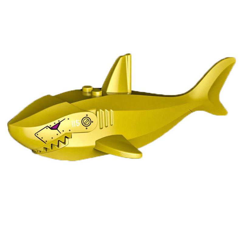 Приключение с животными Морского мира Мозазавр Плезиозавр Модель Акулы Конструктор Просвети Прототип Кирпичики Игрушки Для Детей