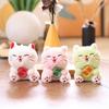 Cute Cat Plush Keychain With Pp Cotton Filling For Car Bags And Backpack Decor