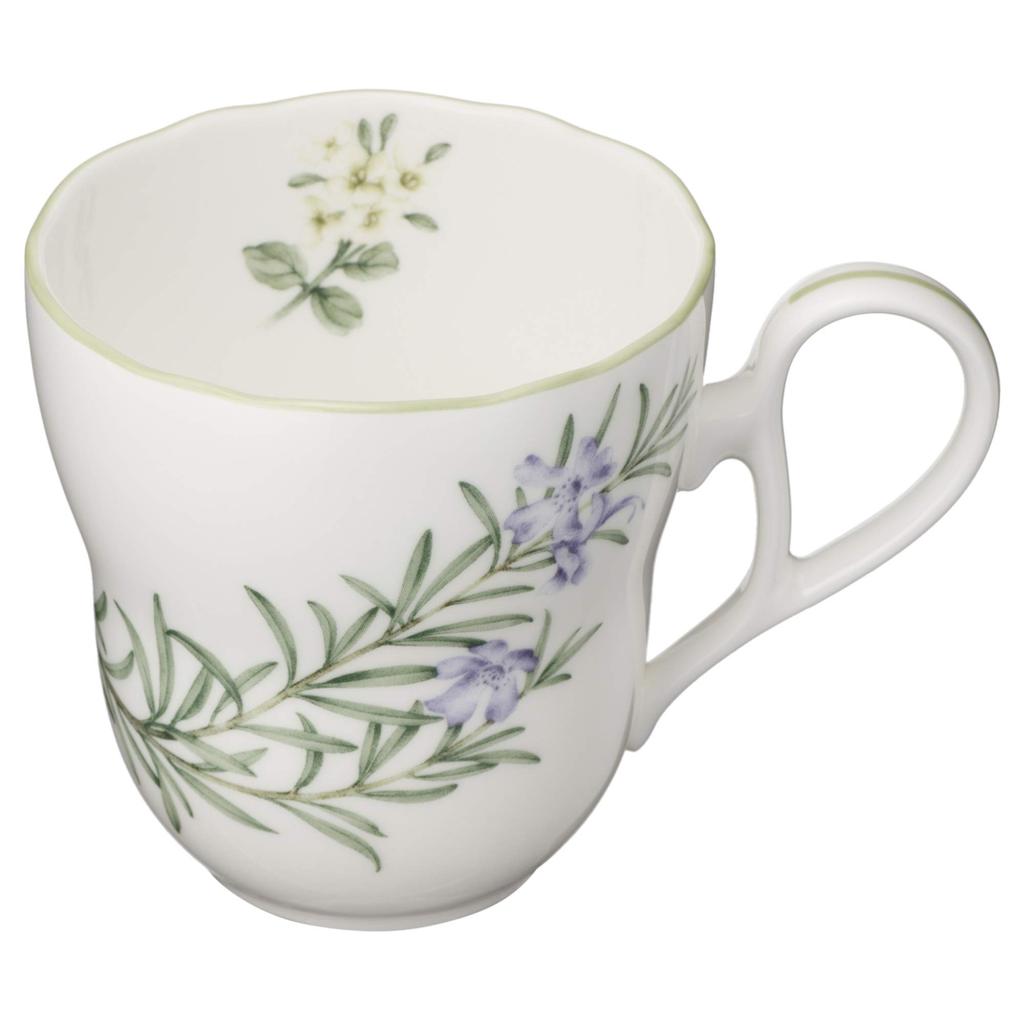 Кружка Noritake Тарелка 375 мл 22 см Английские травы Подходит для микроволновой печи 2 штуки 2 штуки Костяной фарфор & (Парный набор) Кружка Тарелка Кружка Тарелка M9715/4942