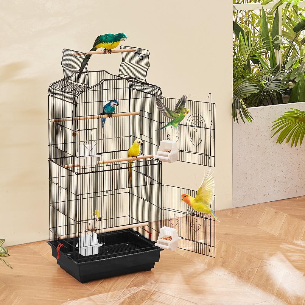 VEVOR 41-inch Open Top Large Parrot Bird Cage